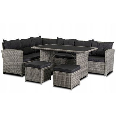 Комплект садовой мебели MEBEL ELITE DALLAS Серый