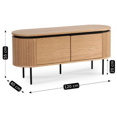 ТВ Тумба MEBEL ELITE MARISSA 120 Дуб фотографія