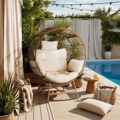 Кресло MEBEL ELITE TAMPA Беж фотография