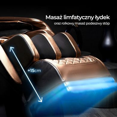 Массажное креслоMEBEL ELITE VX MAX экокожа Коричневый Меню на английском языке фотография