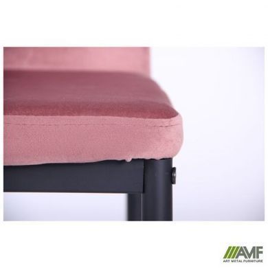 Стул Alabama Velvet AMF Черный / Розовый Антик фотография