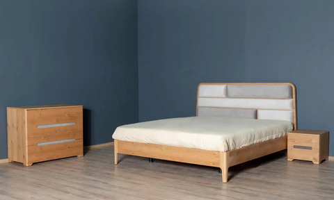 Кровать ВЕЙВ 160x200 Prestol Дуб фотография