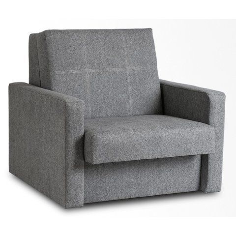 Крісло розкладне MEBEL ELITE MILAN 1, 98 см MEBEL ELITE Сірий / тканина фотографія