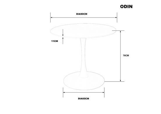 Стіл ODIN CERAMIC Intarsio 90*90 бежевий мат/кашемір фотографія