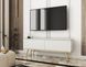 Тумба під телевізор Perfect Home Оро / Oro 2-дверна з золотими ніжками RTV135 MDF Білий фотографія