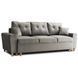 Диван 3-х місний оксамитовий MEBEL ELITE EMIL Velvet 230 см Сірий фотографія