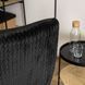 Крісло м'яке оксамитове MEBEL ELITE SANTOS Velvet Чорний