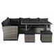 Комплект садовой мебели MEBEL ELITE DALLAS Серый