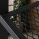 Журнальний столик MEBEL ELITE CARTER 60*30 рустикальний дуб/чорний