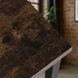 Журнальний столик MEBEL ELITE CARTER 60*30 рустикальний дуб/чорний