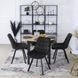 Стул бархатный MEBEL ELITE RICK Velvet Черный