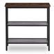 Журнальний столик MEBEL ELITE CARTER 60*30 рустикальний дуб/чорний