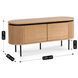 ТВ Тумба MEBEL ELITE MARISSA 120 Дуб
