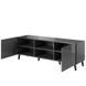 ТВ Тумба ABETO RTV Cama 150 Графит мат / Графит глянец