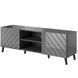 ТВ Тумба ABETO RTV Cama 150 Графит мат / Графит глянец