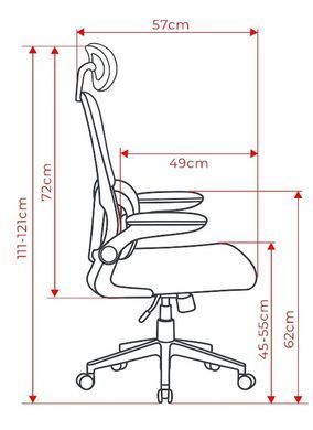 Комп'ютерне крісло Torso Light Grey Ergomix Світло Сірий фотографія