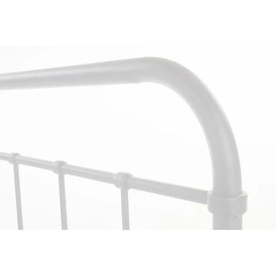 Кровать металлическая 120x200 см MEBEL ELITE PABLO Белый фотография