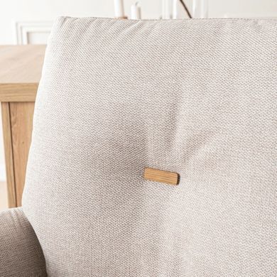 Стул поворотный MEBEL ELITE BIANCO Бежевый фотография
