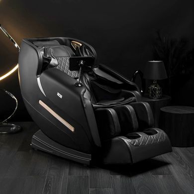 Масажне крісло MEBEL ELITE VX MAX екошкіра Чорний Меню англійською мовою фотографія