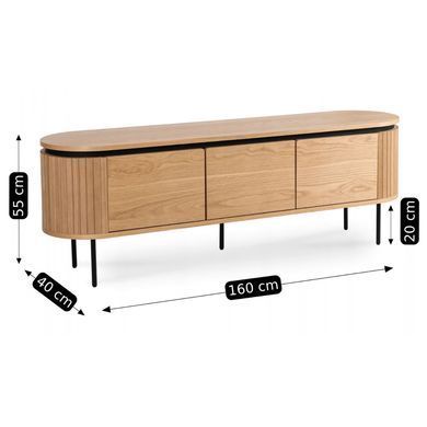 ТВ Тумба MEBEL ELITE MARISSA MAXI 160 Дуб фотография