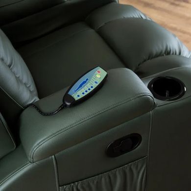 Масажне крісло MEBEL ELITE BOX екошкіра Зелений фотографія