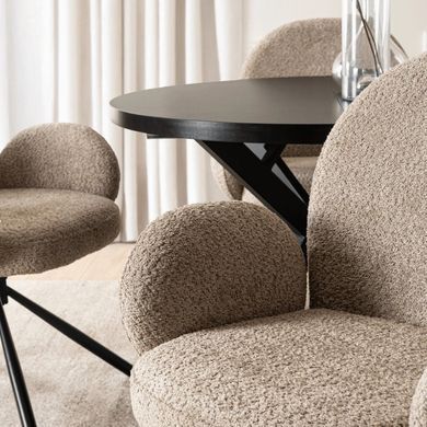 Стілець поворотний MEBEL ELITE MUSSO Коричневий фотографія