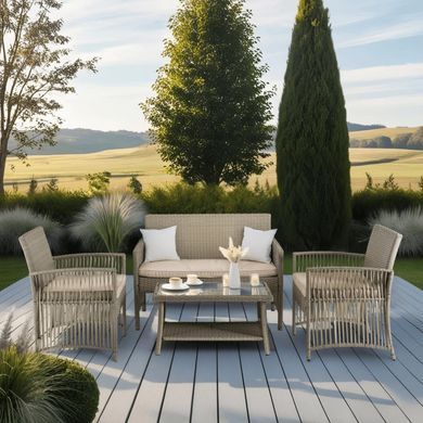 Комплект садових меблів MEBEL ELITE FILADELFIA Беж