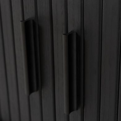 ТВ Тумба MEBEL ELITE TRISH 120 Чорний фотографія