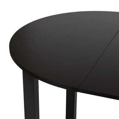 Стіл кухонний розкладний MEBEL ELITE HARRY 1 102(142)х102 см Чорний фотографія