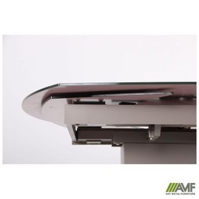 Стіл розкладний Joel beige AMF 120(180)X90 glass Quartz beige фотографія