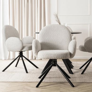 Стул поворотный MEBEL ELITE MUSSO Серый фотография