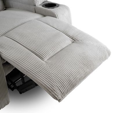 Масажне крісло MEBEL ELITE BOX Вельвет Сірий фотографія