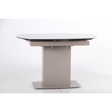 Стіл розкладний Joel beige AMF 120(180)X90 glass Quartz beige фотографія