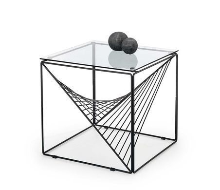 Журнальный столик PATO Halmar 50x50 Черный фотография