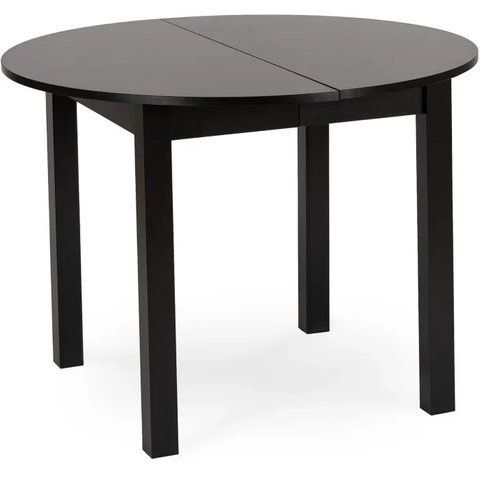 Стіл кухонний розкладний MEBEL ELITE HARRY 1 102(142)х102 см Чорний фотографія