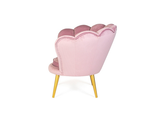 Крісло MAGNOLIA Velvet 1 Gold Signal Антична троянда ** фотографія