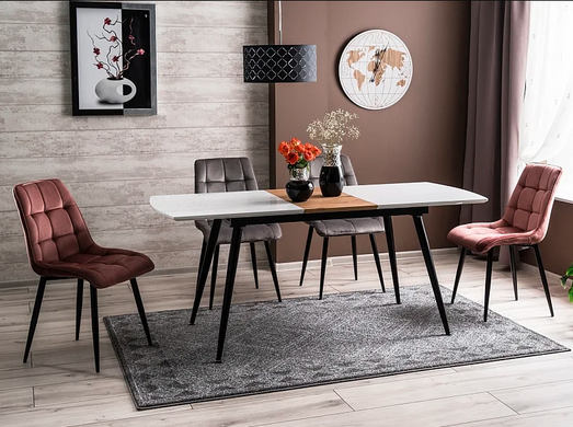 Стул CHIC Velvet Signal Серый фотография