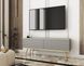 Тумба під телевізор Perfect Home Оро / Oro 2-дверна з золотими ніжками RTV135 MDF Сірий