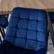 Стул бархатный MEBEL ELITE RICK Velvet, Темно-синий