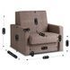 Крісло розкладне MEBEL ELITE MILAN 1, 98 см MEBEL ELITE Беж / тканина