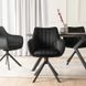 Стілець поворотний MEBEL ELITE MUMBAI 2 Velvet&nbsp;Чорний