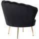 Кресло мягкое с подставкой MEBEL ELITE GRAND Velvet Черный