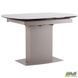 Стіл розкладний Joel beige AMF 120(180)X90 glass Quartz beige