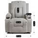 Масажне крісло MEBEL ELITE BOX Вельвет Сірий