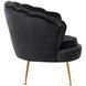 Кресло мягкое с подставкой MEBEL ELITE GRAND Velvet Черный