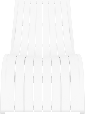 Комплект із 2 шезлонгів Onto Siesta Slim + Стіл Siesta Ocean Side Table - White