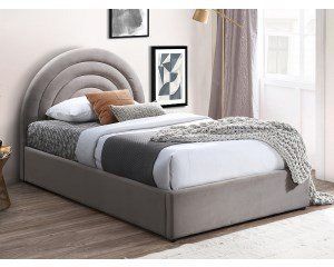 Кровать POLLY VELVET Signal 120x200 Серый фотография