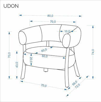 Кресло UDON Halmar Беж фотография