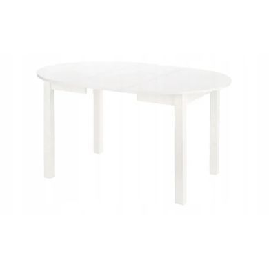 Стіл кухонний розкладний MEBEL ELITE HARRY 102-142х102 см Білий фотографія