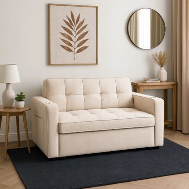 Крісло розкладне MEBEL ELITE ASTER Беж фотографія